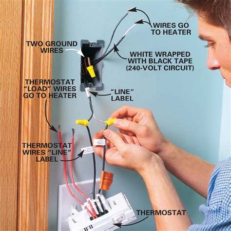 baseboard heater junction box|electric baseboard heater wiring diagram.